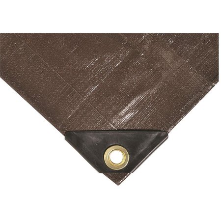 HARPSTER Extreme Duty 1.8 Tarp, Brown, Polyethylene BR4x20